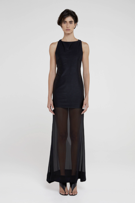 Izende Knit Dress Black