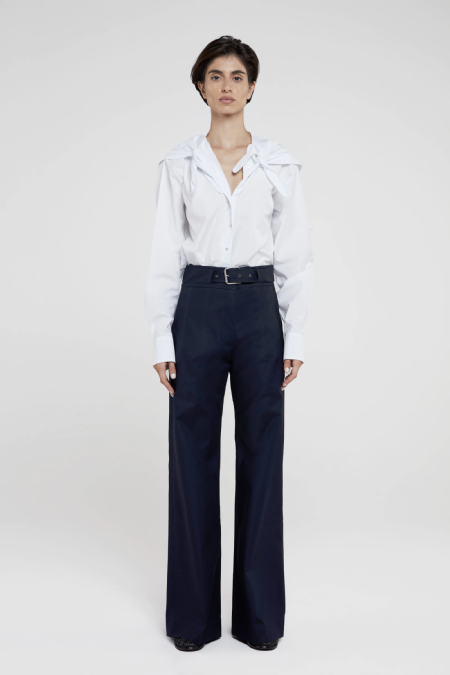 Inãcia Tricoline Shirt White