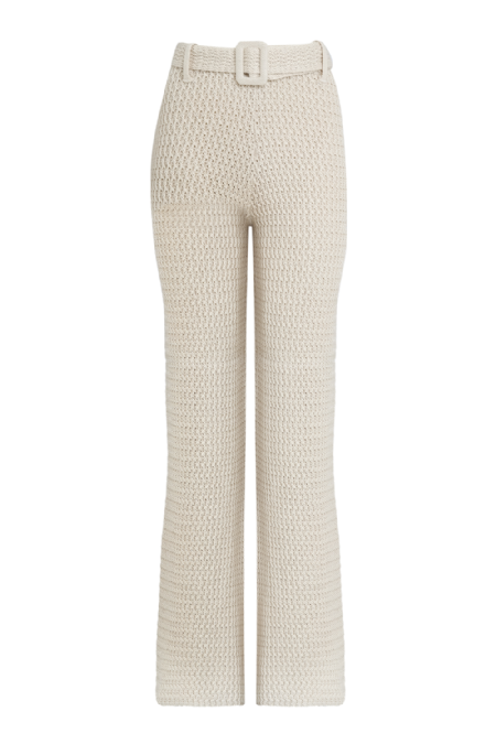 Jupia Knitted Pants Ecru