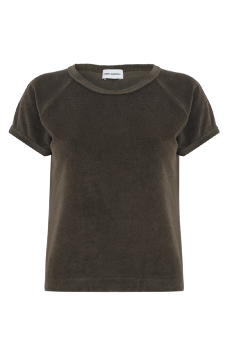 Jorja Knit T-Shirt Nut Brown