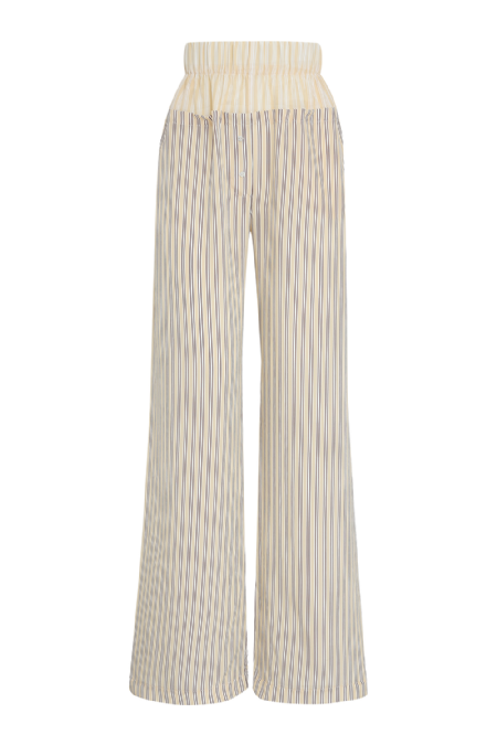 Jimon Silk Pants Butter - Deep Brown