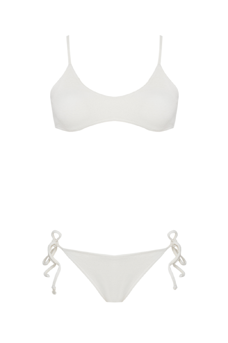 Jexie Mesh Bikini Off White