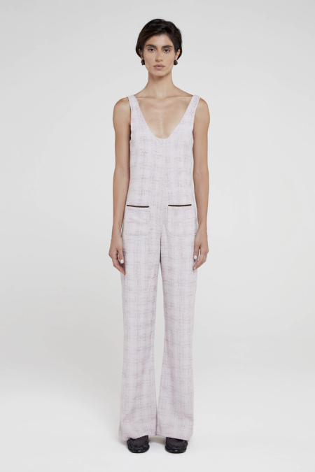 Jumpsuit Tweed Ityna Soft Peach