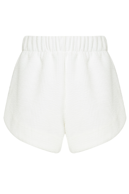 Idrys Velvet Shorts Off White