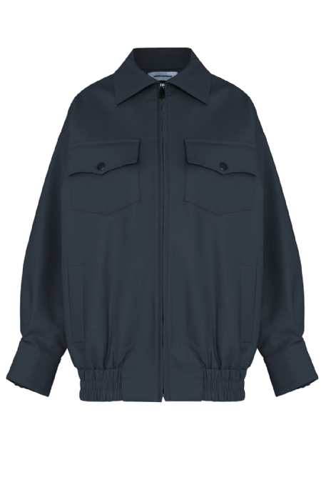 Inad Tailored Jacket Navy