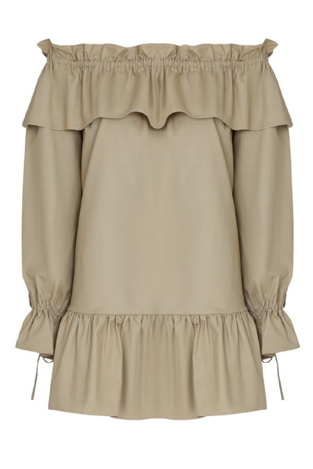 Jiloty Tailored Dress Etoupe