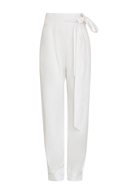 Juliet Linen Pants Off White