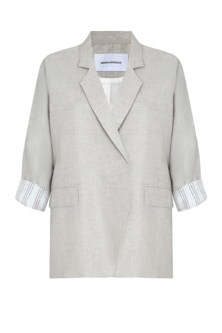 Juju Linen Blazer Ecru