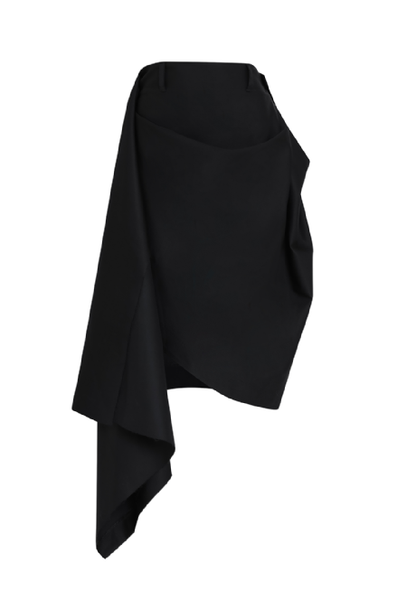 Jinavy Wool Skirt Black