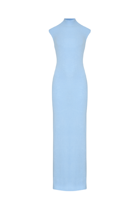 Jick Knit Dress  Light Blue 