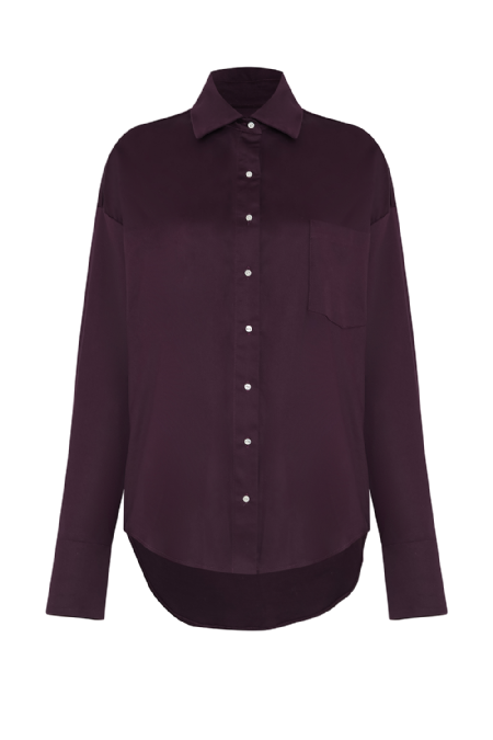 Jito Tailored Shirt Wine-Brown