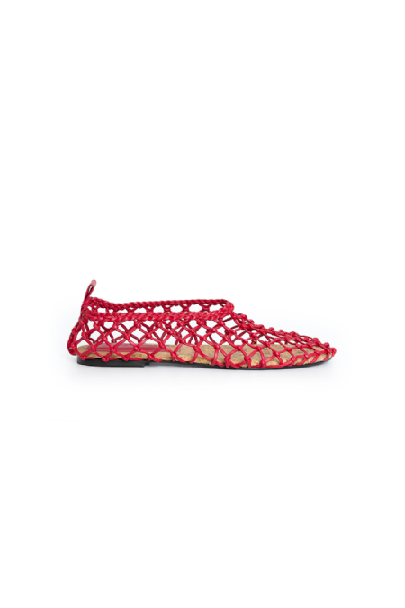 Jivery Leather Shoe Rouge