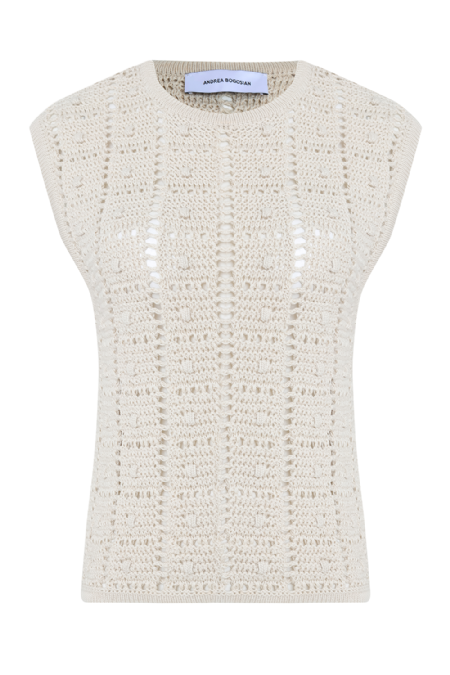 Jiba Knit Tank Top Ecru