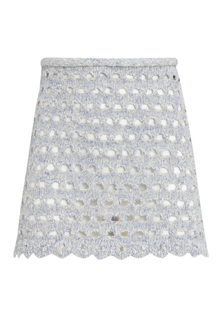Jinela Knit Skirt  Light Blue 