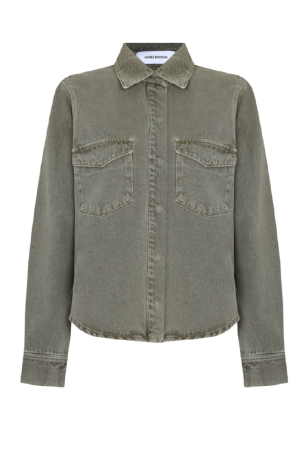 Jojom Denim Shirt Funghi Smoke
