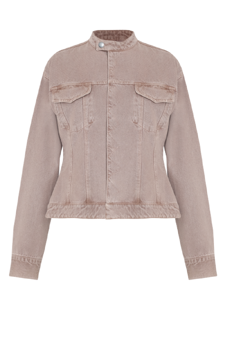Joanne Denim Jacket Mauve Stone