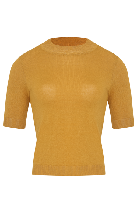 Jamin Knit Blouse Almond