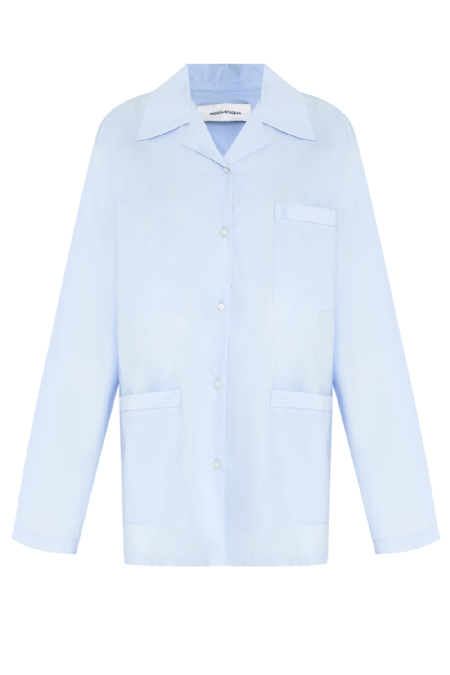 Jibany Tricoline Shirt  Light Blue 