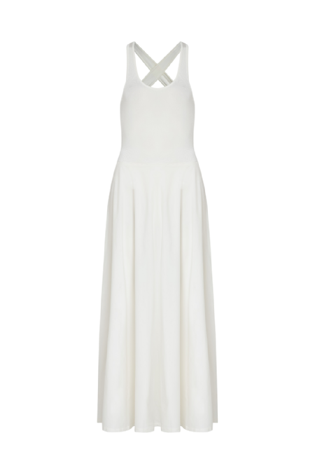 Jazz Knit Dress Off White