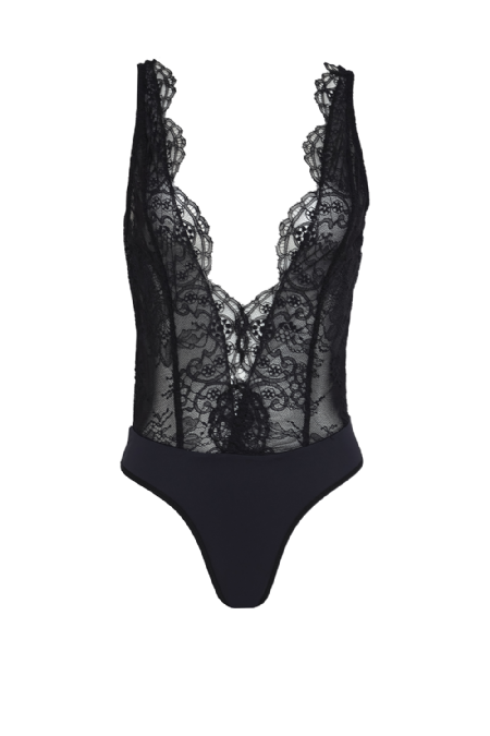 Jajaf Lace Bodysuit Black