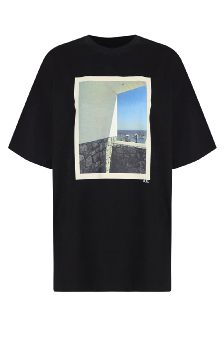 Jolicat Cotton T-Shirt Black