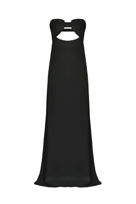 Jias Crepe Dress Black