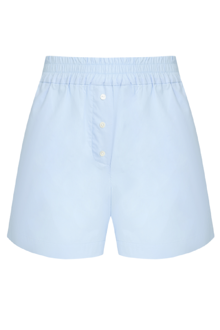 Jimba Tricoline Shorts  Light Blue 