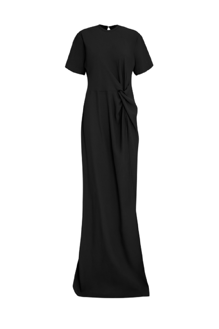 Janco Crepe Dress Black