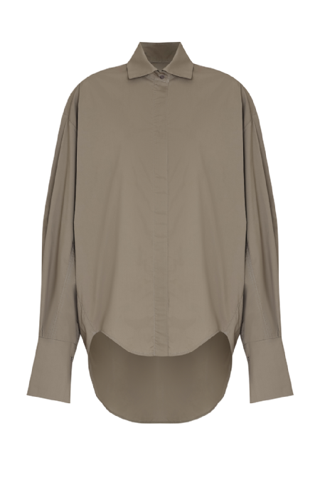 Jisian Tricoline Shirt Funghi