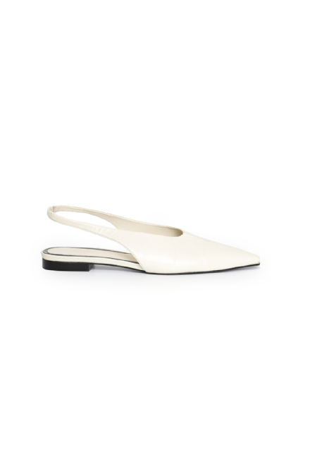 Jibato Leather Shoe Off White