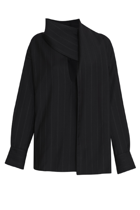 Jirka Wool Blouse Black
