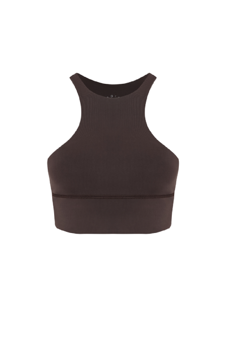 Top Malha Ind Deep Brown