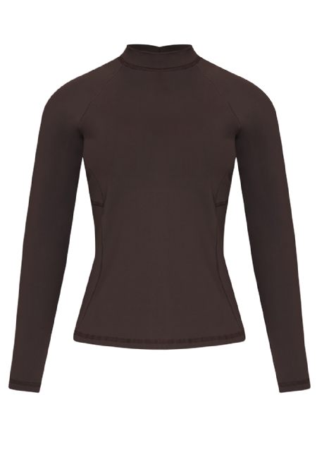 Ifer Knit Blouse Deep Brown