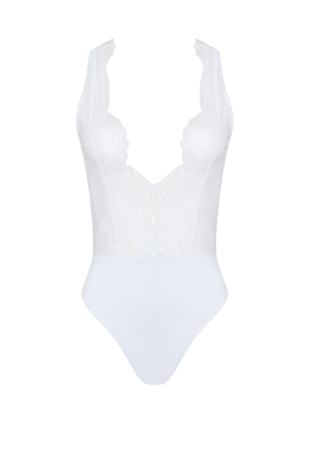 Jajaf Lace Bodysuit White