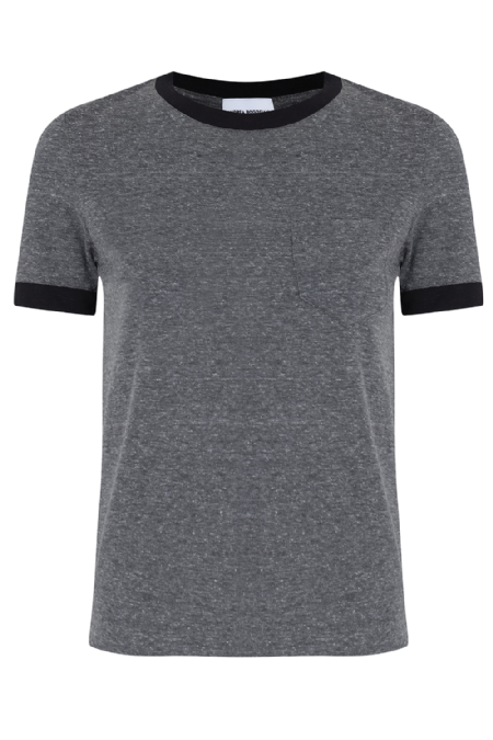 Jilhoe Knit T-Shirt Mescla-Black