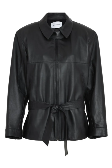 Jover Leather Jacket Black