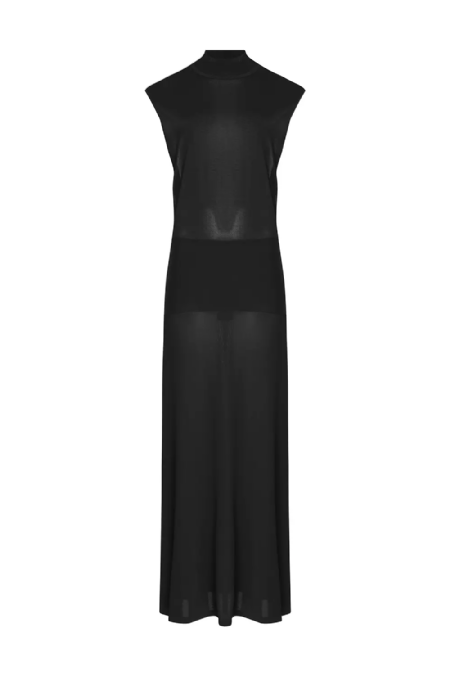 Jigo Knit Dress Black