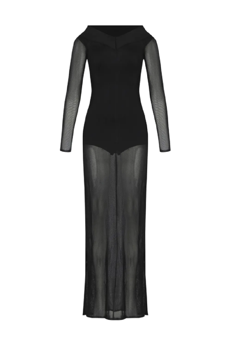 Joteth Knit Dress Black