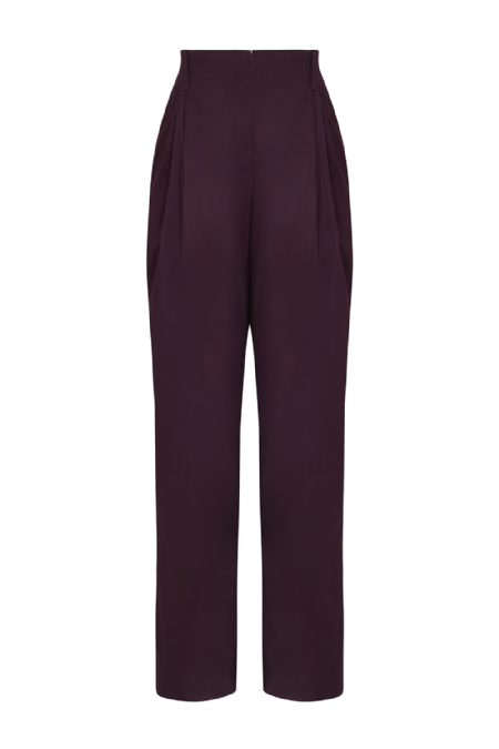 Jaiol Tailored Trousers Wine-Brown
