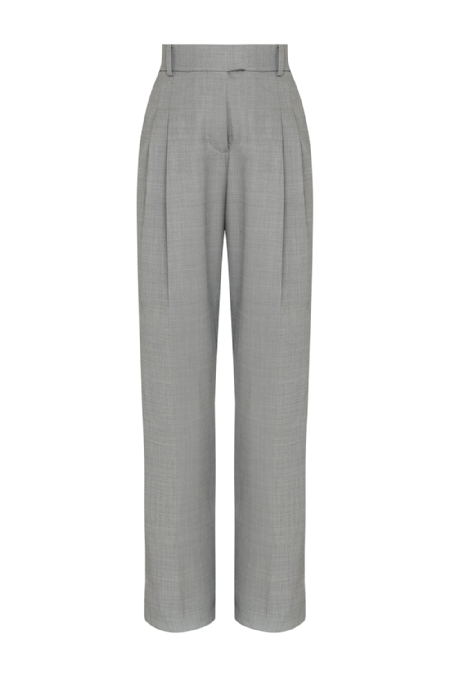 Jaliria Wool Pants Light Gray