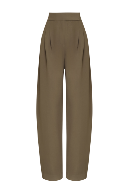Jilan Crepe Pants  Olive 