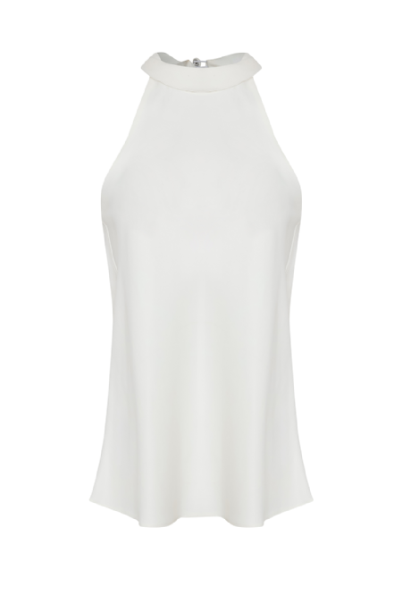 Jicane Crepe Blouse Off White
