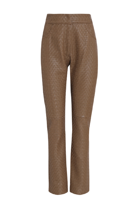 Jibry Leather Pants Mascavo