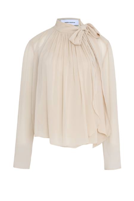Jena Silk Shirt Ecru