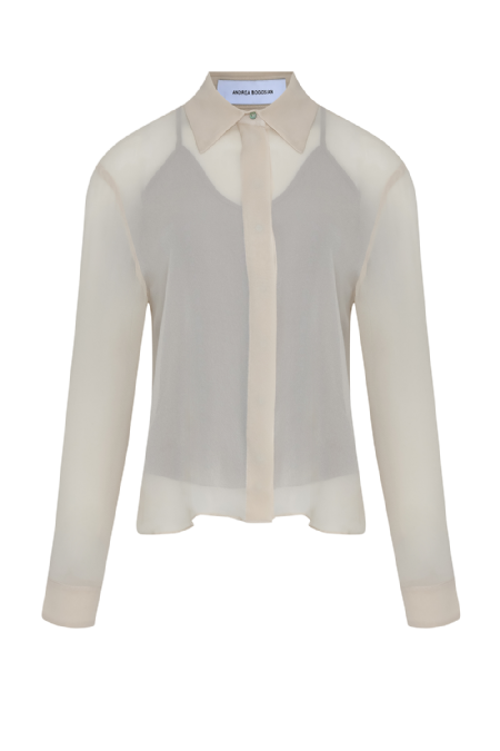 Jijifi Silk Shirt Ecru