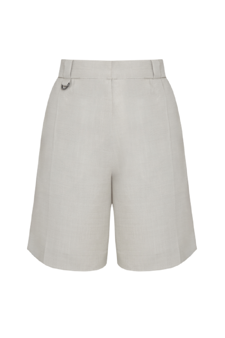 Joroe Wool Bermuda Shorts Etoupe