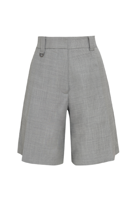 Joroe Wool Bermuda Shorts Light Gray