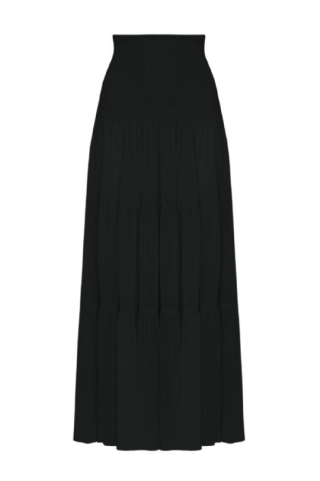 Jilili Silk Skirt Black