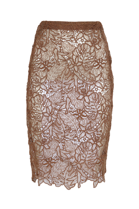 Jamaya Lace Skirt Mascavo