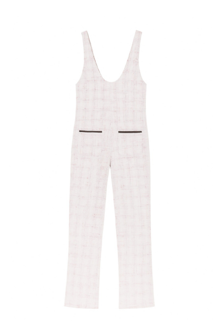 Jumpsuit Tweed Jityna Soft Peach